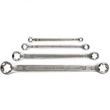 Llave fija de estrella Yato YT-0530, tipo: llave fija, características: dos bocas, fabricada en acero al carbono, acabado pulido, medidas disponibles según especificación del modelo