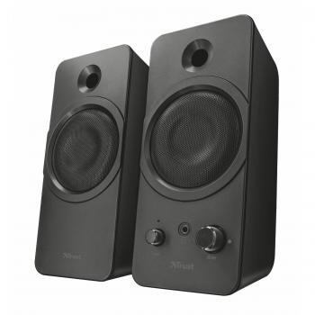 Trust Zelos - Set de altavoces 2.0 con diseño metálico