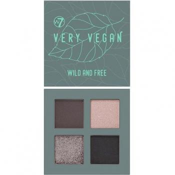 W7 Very Vegan Quad Eyeshadow Palette - Wild & Free