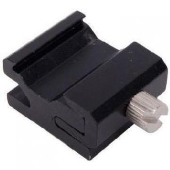 SODIAL(TM) Adaptador Soporte Flash Zapata con 1/4-pulgadas -20 Tripode Tornillo