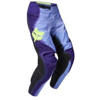 FOX Pantalones de Cross 180 Interfere Negro-Azul, Talla 36, Unisex Adulto