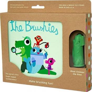 The Brushies - Cepillo de dientes para bebé y niño, Chomps el dinosaurio