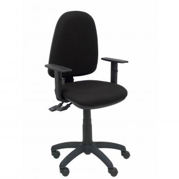 Silla de Oficina Ergonómica Bali Negro con Brazos Regulables