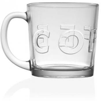 Taza de Cristal Resistente al Calor 340 ml - Diseño Elegante