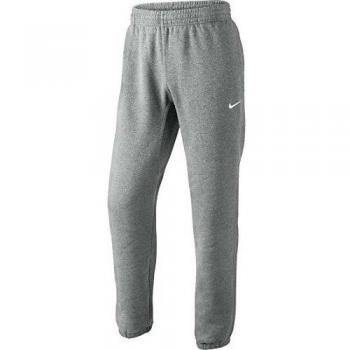 Nike Club Cuff Pant-Swoosh - Pantalón para hombre, color gris/blanco