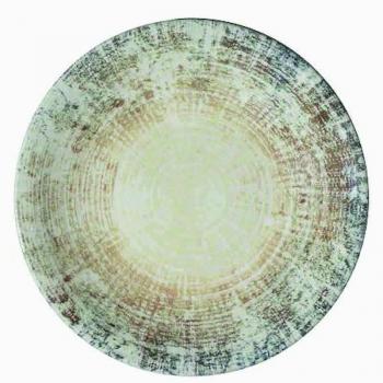 Plato Llano Fosil 30cm - Resistente
