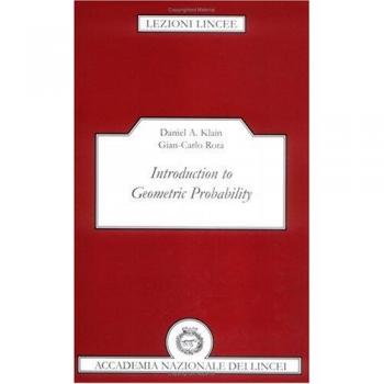 Introducción a la Probabilidad Geométrica (Lecciones Lincee) - Libro de Texto en Inglés, Cambridge