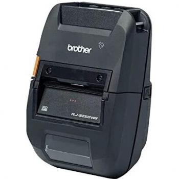 Brother RJ-3250WBL Impresora de Etiquetas Portátil Térmica Directa 203 x 203 DPI hasta 72 mm con Corte Automático, Conectividad Inalámbrica, Ethernet