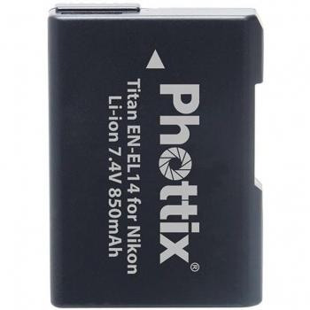 Phottix EN-EL14 - Batería para cámaras de Fotos Nikon