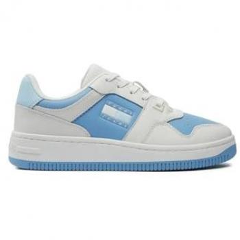 Tommy Jeans Retro Basket Tonal Logo Sneakers - Westside Blue, Women's Size 9 US