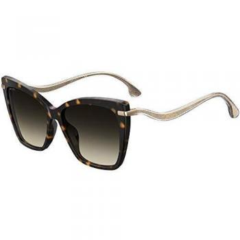 Jimmy Choo Women's Selby 57MM Cat Eye Sunglasses - Havana - female - Size: one-size