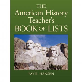Libro de Listas para Profesores de Historia Americana (edición en rústica)