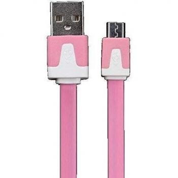 Plano Cable de carga USB a Micro USB para MobiWire Dyami, Mobiwire Winona Cargar Adaptador de cable Cable de carga Cable de datos plano banda