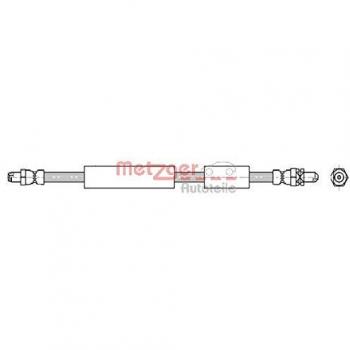 Latiguillo de freno flexible METZGER 4112535 para Ford Puma 3/5 puertas