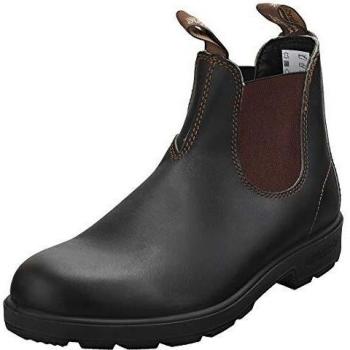 Blundstone 500 Leather Chelsea Boots - Stout Brown - Size UK 6.5