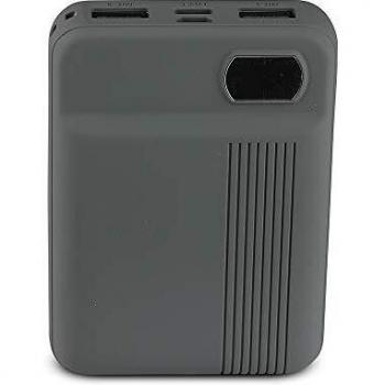 Batería Externa Portátil 10000mAh Gris VT-3504 con 2 Salidas USB 2,1A V-TAC
