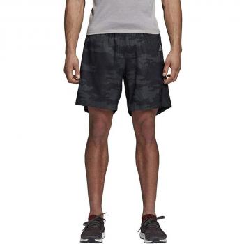 Adidas Run G M Pantalón Corto, Hombre, Gris/Negro