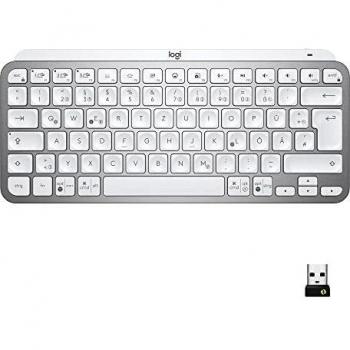 Logitech Mx Keys Mini For Business - Teclado RF Wireless + Bluetooth QWERTZ Alemán Gris
