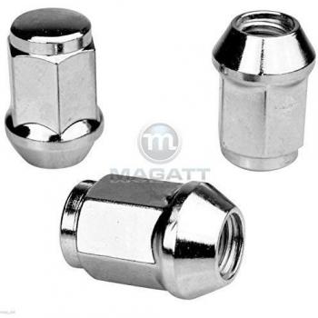 20 Tuercas De La Rueda CROMO 1/2 RH Jeep Goma Ventanilla YJ TJ