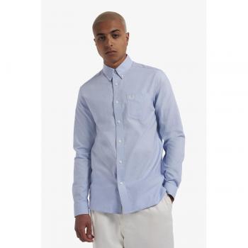 Fred Perry - Camisa de hombre de manga larga con botones