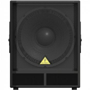 BEHRINGER VP1800S Altavoz Graves Pasivo 18 800W RMS, frecuencia de respuesta de 40 Hz a 1 kHz, impedancia de 8 ohmios, construcción robusta y duradera, diseño
