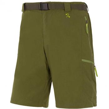 Trangoworld Pohutu Pant. Corto, Hombre, Verde Oscuro, M