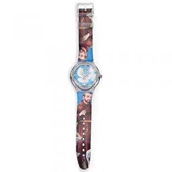 Reloj Unisex Amen San Francesco de Cuarzo Analógico-Digital Ø 39 mm con Correa de Aleación