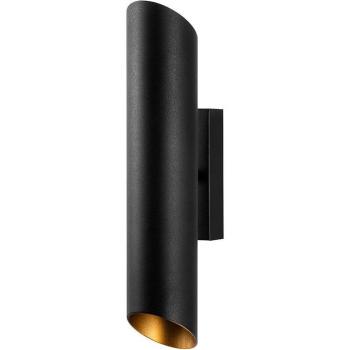Aplique de pared WELLHOME, Estructura de metal Color Negro, Aplique pared tubular, metal, negro