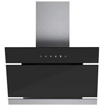 Campana Decorativa ASPES ACI1960N, 90cm, Eficiencia Energética A+, Negro Inoxidable