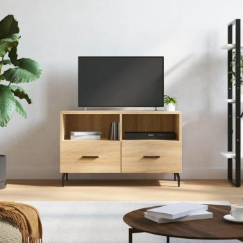 Mueble para TV Sonoma Roble 80x36x50 cm Madera multicapa Marrón