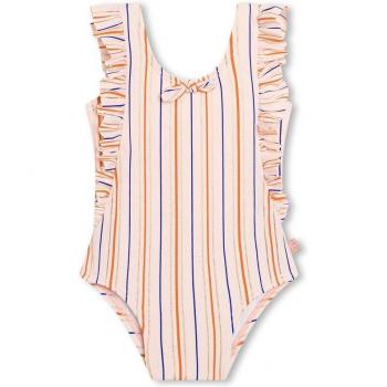 Bañador de bebé niña de rayas con volantes Carrement Beau Y30059
