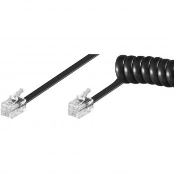 Cable telefónico Microconnect RJ10-RJ10 de 2 metros