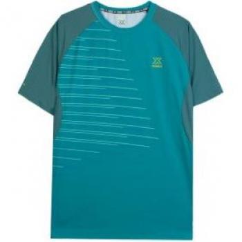 Camiseta Pro Dry de Manga Corta para Hombre en Color Azul Munich