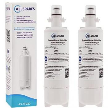 Filtro de agua (2x) compatible con frigorífico LG Beko 874960100