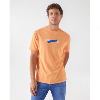 Camiseta de hombre Salsa Jeans con branding y manga corta de algodón