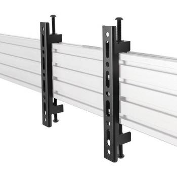 Soporte de Pantalla Plana B-Tech BT8390-VESA200F - Negro, Carga Máxima 70 kg, Compatible con Pantallas de 32 a 42, Guía Deslizante