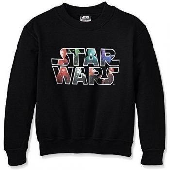 Star Wars Star Wars Vii El despertar de la Fuerza Heroes And Villains Logo - Sudadera para niños, color negro, talla XL