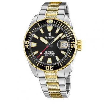 Reloj Festina The Originals F20706/3 Hombre Diver con Correa de Acero Inoxidable 316L