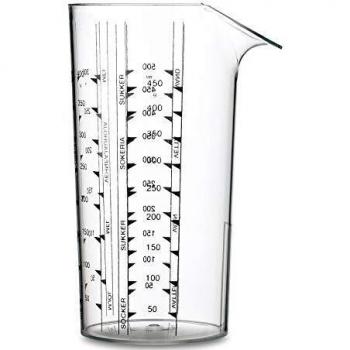 Jarra medidora graduada 0,5 l Mepal Rosti Blanca