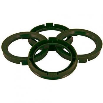 Juego de Anillos Centradores 70.1-65.1mm Verde Oliva 4 Piezas