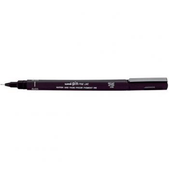 Uniball Marcador Permanente Calibrados PIN005-200(S) Negro -12u-