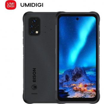 Smartphone robusto UMIDIGI Bison 2 Android 12, Helio P90, 128GB, 6GB RAM, cámara de 48MP, pantalla FHD+ de 6.5, batería de 615