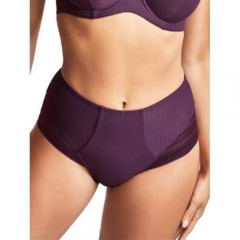 Panache Women's Serene High Waist Brief - Aubergine - Size 14 UK