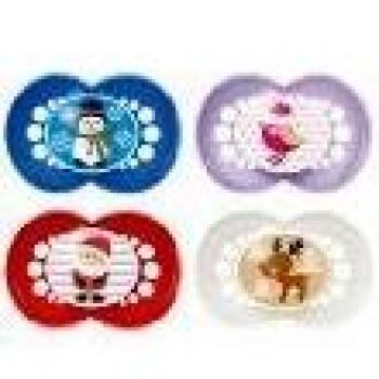 Chupete de Silicona MAM Original Colección Invierno +6 Meses 2 Piezas