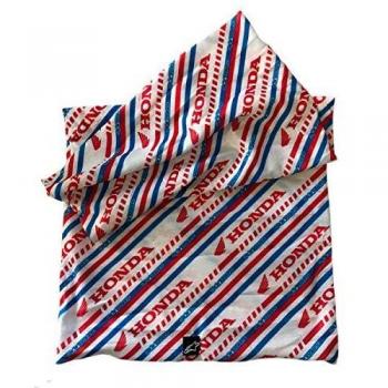 Alpinestars Honda Tubo de cuello (White/Red,One Size)