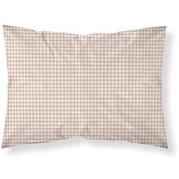 Funda de almohada Kids&Cotton Vichy Rosa 175 Hilos 30 x 50 cm