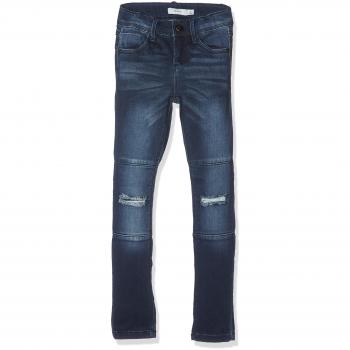 NAME IT Nittammy Skinny Dnm Pant Dark Nmt Noos, Jeans para Niñas, Gris