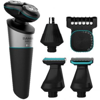 Cecotec Bamba PrecisionCare TwistGroom - Afeitadora Multifunción 5 en 1, Batería de Litio, Autonomía de 90 Minutos, Resistente al Agua, Cuchillas de