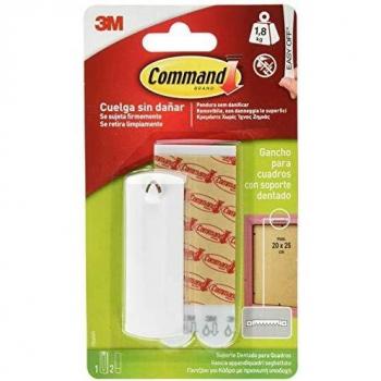 Command 17040 Ganchos Soporte para Cuadros, Blanco, Pequeñas