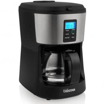 Tristar CM-1280 Cafetera de Goteo con Molinillo Integrado 0.75L 650W Semi-Automática Filtro Negro